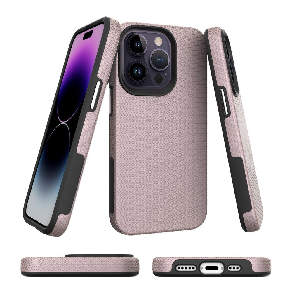 iPhone 15 Pro Max Håndverker Plastdeksel - Rose Gold