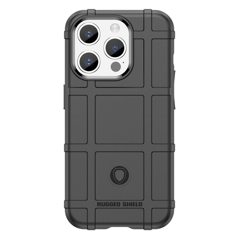 iPhone 15 Pro Rugged Shield Series Håndverker Deksel - Svart