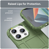 iPhone 15 Pro Rugged Shield Series Håndverker Deksel - Grønn