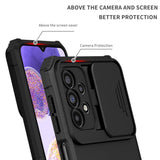 EIDERWOOD Samsung Galaxy A23 / A23 (5G) Håndverker Deksel med Kickstand & Cam Slider - Svart