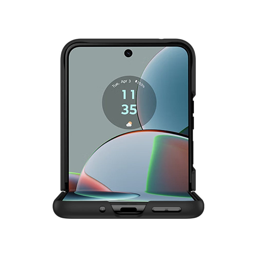 Motorola Razr 40 Hard Plast Deksel - Svart