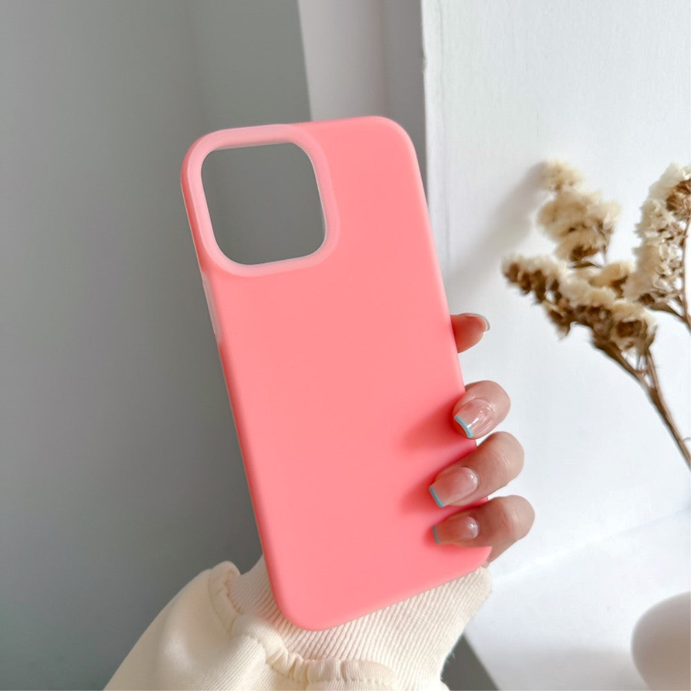 iPhone 15 Pro Max Jelly Silikon Deksel - Pink