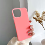 iPhone 15 Pro Max Jelly Silikon Deksel - Pink