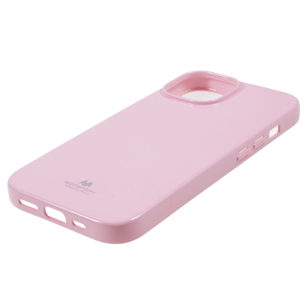 GOOSPERY iPhone 15 Fleksibelt Plastdeksel - Rosa