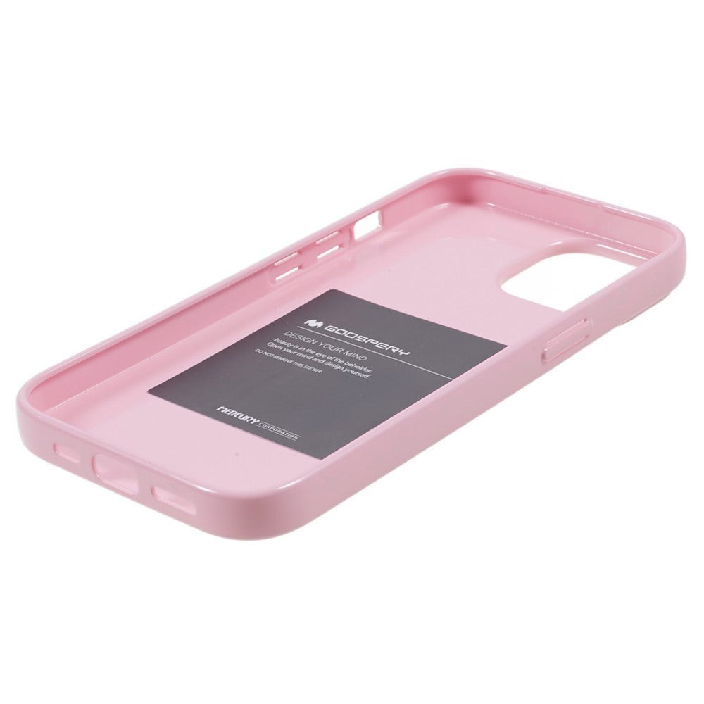 GOOSPERY iPhone 15 Fleksibelt Plastdeksel - Rosa