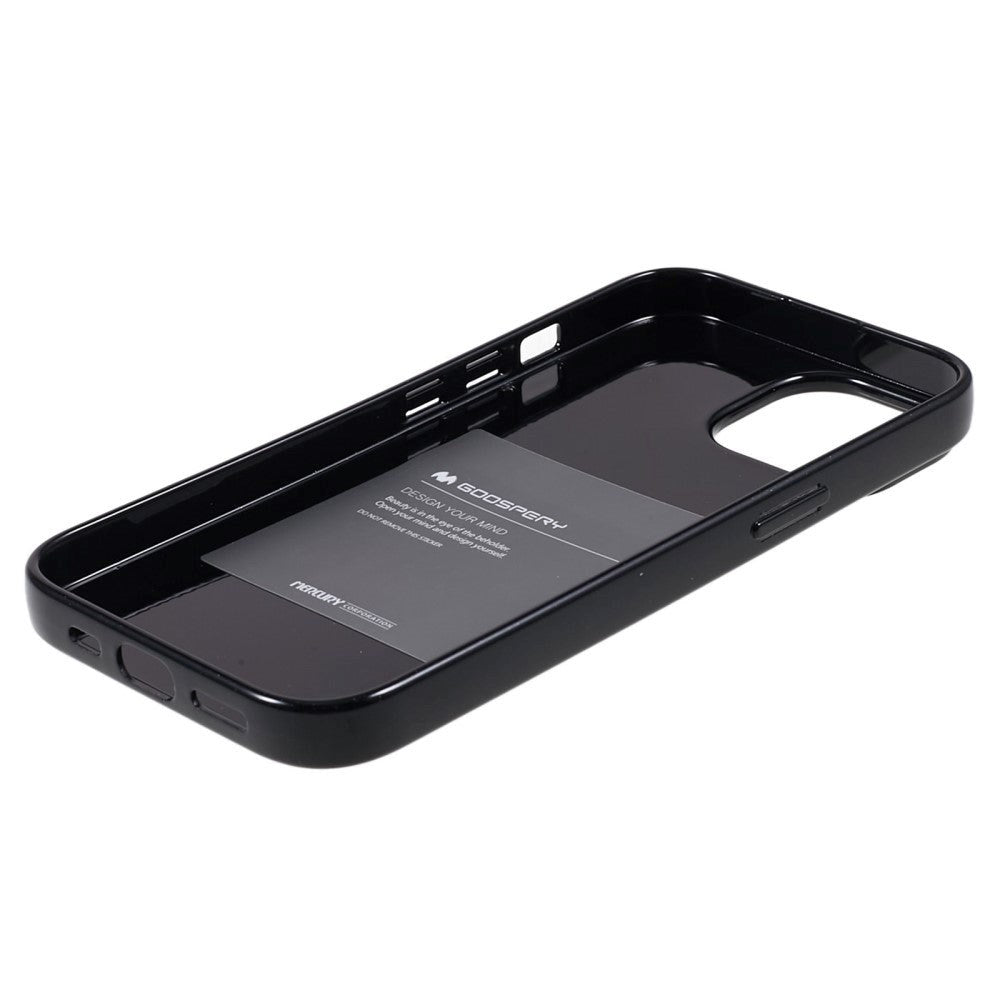 GOOSPERY iPhone 15 Fleksibelt Plastdeksel - Svart