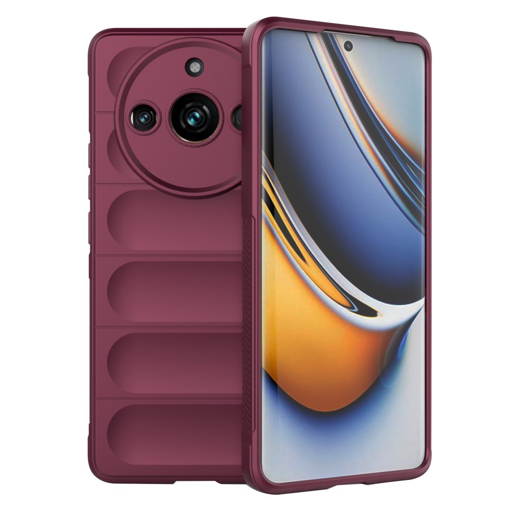 EIDERWOOD Realme 11 Pro+ 5G / 11 Pro 5G Fleksibelt Plastdeksel - Vinrød