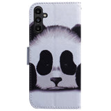 Samsung Galaxy A25 (5G) Kunstskinn Deksel m. Lommebok & Trykk - Panda