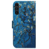 Samsung Galaxy A25 (5G) Kunstskinn Deksel m. Lommebok & Trykk - Blomstertre