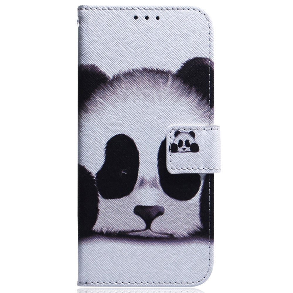 Sony Xperia 5 V Skinndeksel m. Lommebok - Panda