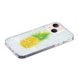 iPhone 15 Fleksibelt Plastdeksel - Ananas