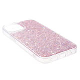 iPhone 15 Glitter Deksel - Rosa