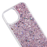 iPhone 15 Plus Glitter Deksel - Rosa