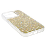 iPhone 15 Pro Glitter Deksel - Gull