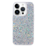 iPhone 15 Pro Glitter Deksel - Sølv