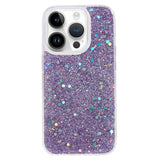 iPhone 15 Pro Max Glitter Deksel - Lilla