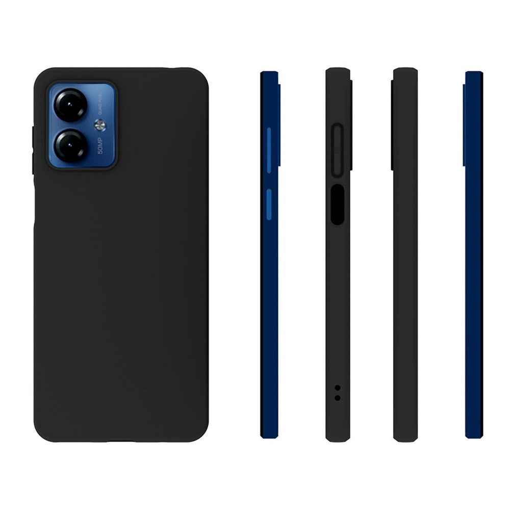 EIDERWOOD Motorola Moto G14 Matt Fleksibelt Plast Deksel - Svart