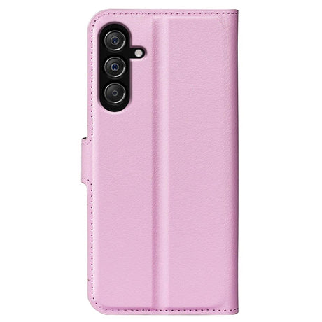 Samsung Galaxy M34 (5G) / F34 (5G) Litchi Kunstskinn Deksel m. Lommebok - Baby Rosa