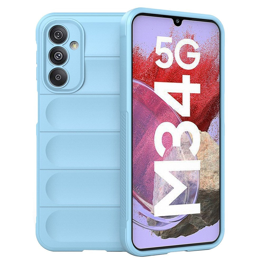 Samsung Galaxy M34 (5G) / F34 (5G) Fleksibelt Plastdeksel - Lyse Blå