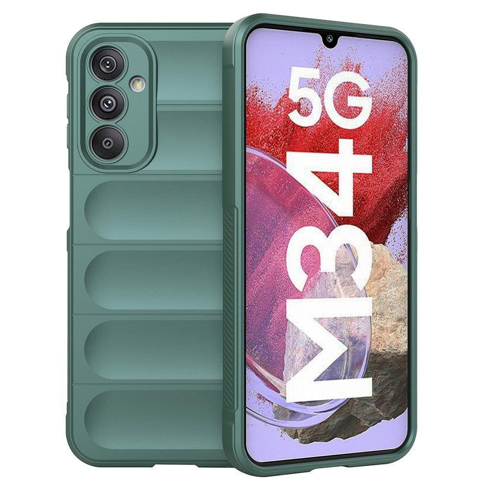 Samsung Galaxy M34 (5G) / F34 (5G) Fleksibelt Plastdeksel - Grønn