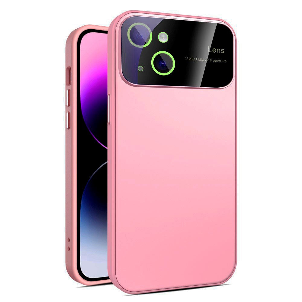 iPhone 15 Plus Hybrid Plastdeksel m. Innebygd Kamerabeskytter - Rosa