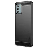 Nokia G42 Brushed Carbon Fiber Plast Deksel - Svart