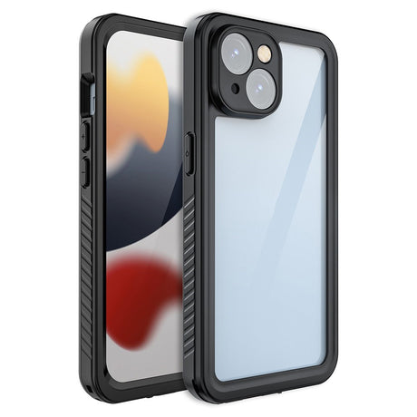 iPhone 15 Redpepper IP68 Vanntett Deksel - Svart / Gjennomsiktig