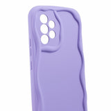 EIDERWOOD Samsung Galaxy A23 / A23 (5G) Fleksibelt Plast Deksel med Bølgete Kanter - Gul