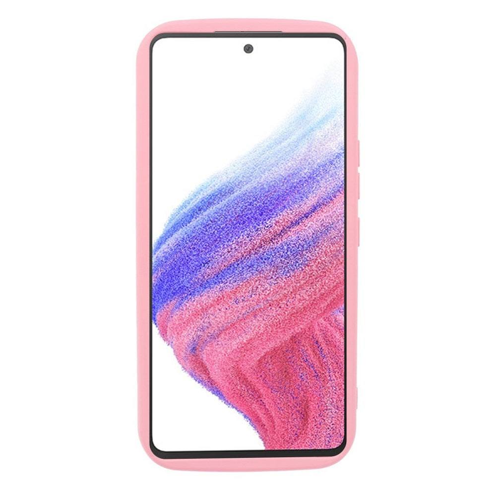 EIDERWOOD Samsung Galaxy A23 / A23 (5G) Fleksibelt Plast Deksel med Bølgete Kanter - Pink