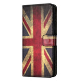 Samsung Galaxy A15 (5G) / A15 Flip Deksel i Skinn med Lommebok og Trykk - Union Jack