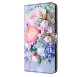 Xiaomi 13T / 13T Pro Deksel i Kunstskinn med Lommebok og Trykk - Blomsterbukett