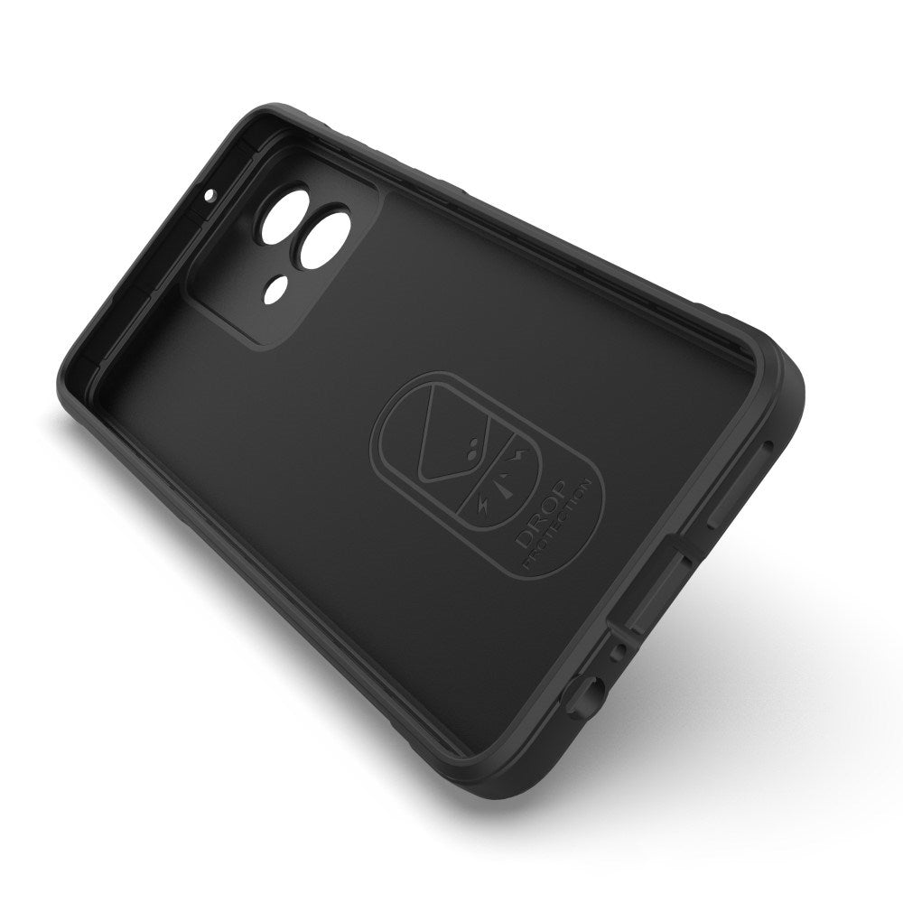 EIDERWOOD Motorola Moto G84 Fleksibelt Plast Deksel - Svart