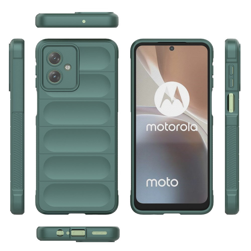 EIDERWOOD Motorola Moto G54 Fleksibelt Plastdeksel - Grønn