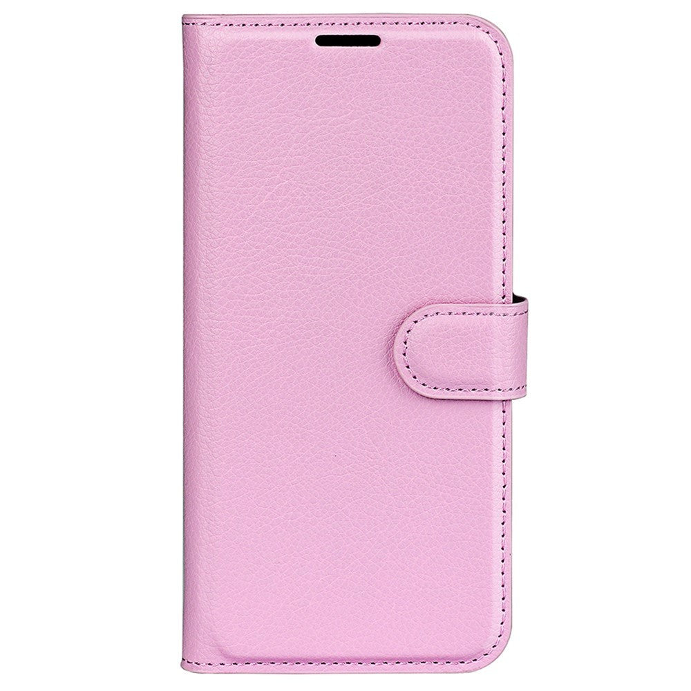 Samsung Galaxy A25 (5G) Litchi Kunstskinn Deksel m. Lommebok - Pink