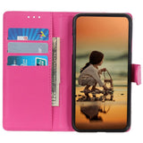 Samsung Galaxy S24 PU Litchi Skin Flip Deksel med Lommebok - Rosa