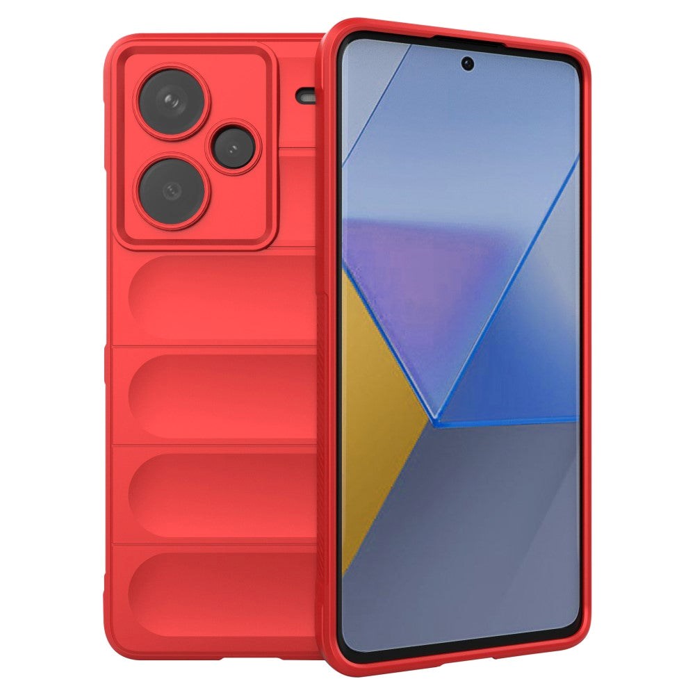 Xiaomi Redmi Note 13 Pro+ (Plus) Fleksibelt Plastdeksel - Rød