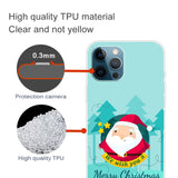 iPhone 15 Pro Max Fleksibelt Plast Jul Deksel - Merry Christmas - Tegneserie Julenissen