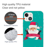 iPhone 15 Plus Fleksibelt Plast Jul Deksel - Merry Christmas - Glad Julenisse