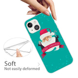 iPhone 15 Plus Fleksibelt Plast Jul Deksel - Merry Christmas - Glad Julenisse