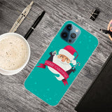 iPhone 15 Pro Fleksibelt Plast Jul Deksel - Merry Christmas - Glad Julenisse