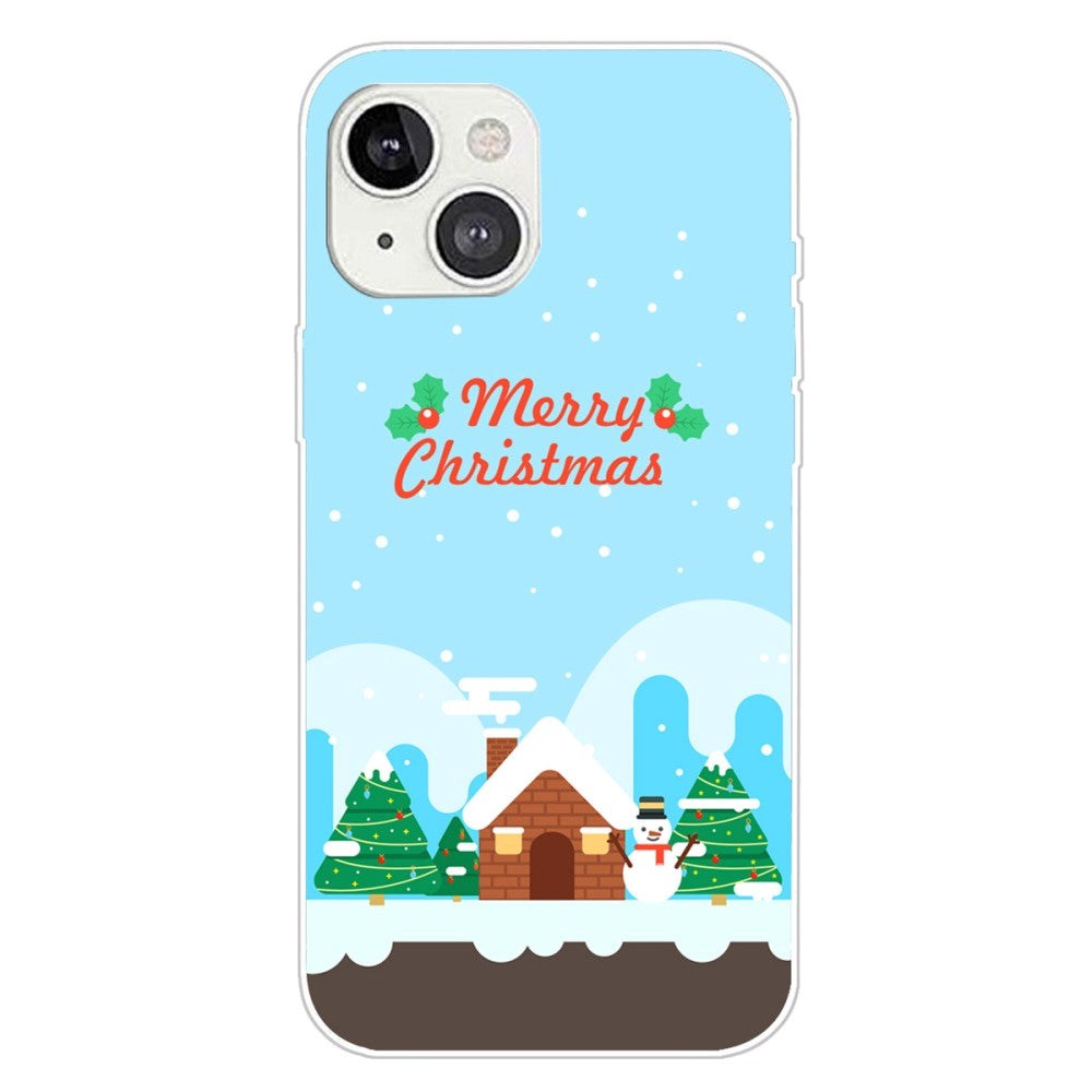 iPhone 15 Fleksibelt Plast Jul Deksel - Merry Christmas - Julemoro