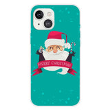 iPhone 15 Fleksibelt Plast Jul Deksel - Merry Christmas - Glad Julenisse