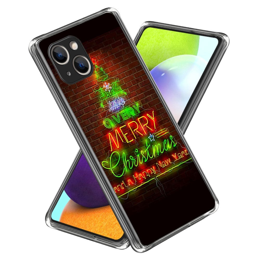 iPhone 15 Plus TPU Plast Jul Deksel - Merry Christmas