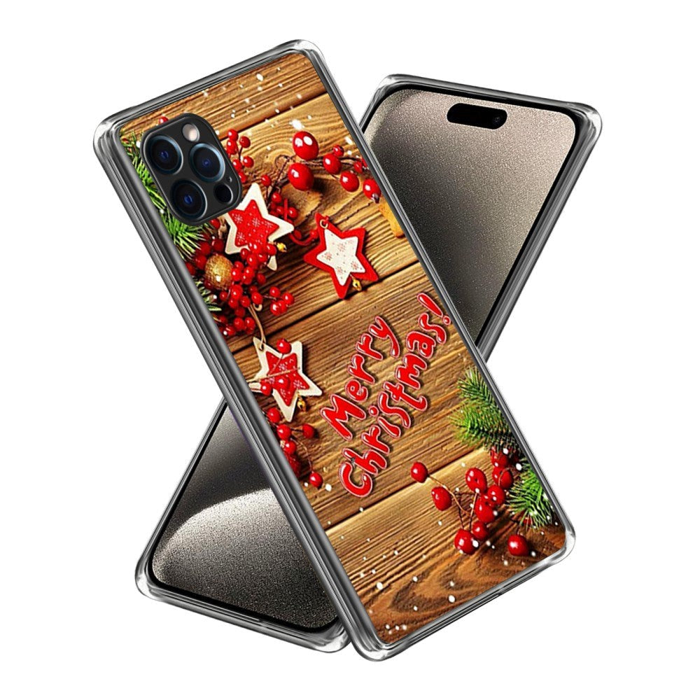 iPhone 15 Pro Max TPU Plast Jul Deksel - Merry Christmas