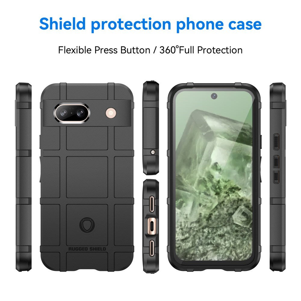 Google Pixel 8a Rugged Shield Håndverker Deksel - Svart