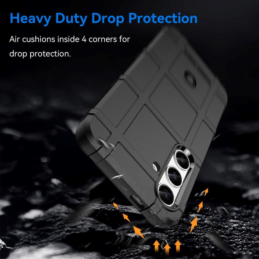 Samsung Galaxy S24 Rugged Shield Håndverker Deksel - Svart