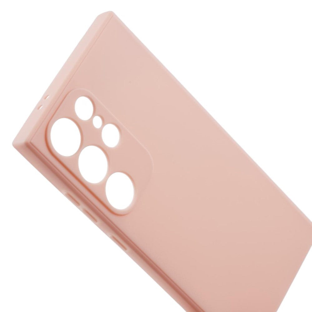 Samsung Galaxy S24 Ultra Fleksibel TPU Plast Deksel - Rosa