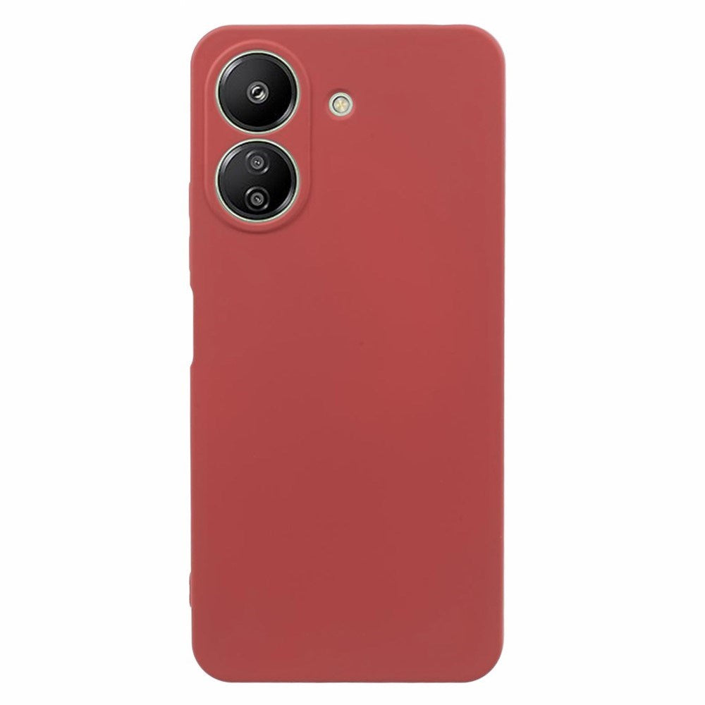 EIDERWOOD Xiaomi Poco C65 / Redmi 13C Fleksibelt Plast Deksel - Rustrød