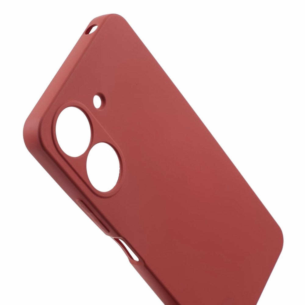 EIDERWOOD Xiaomi Poco C65 / Redmi 13C Fleksibelt Plast Deksel - Rustrød