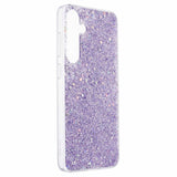 Samsung Galaxy S24 Glitter Deksel - Lilla